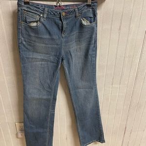 Girls bootcut jeans size 16 from Lands End
